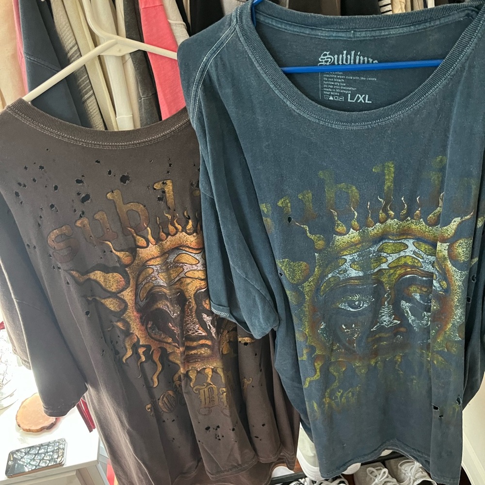 Sublime urban oversized tee’s